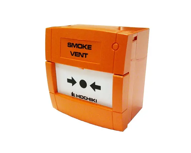 Buton de incendiu conventional inscriptionat Hochiki CDX CCP-EO, IP24, ABS portocaliu