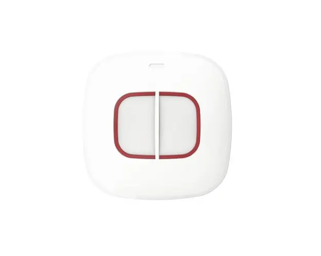 Buton de panica wireless Hikvision AX PRO DS-PDEB2-EG2-WE(B), 2 butoane, 868 MHz, RF 1200 m, standby 3 ani, IP66