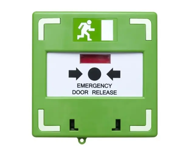 Buton iesire de urgenta SCP-110-gn, 1 comutator, Buzzer, LED bicolor