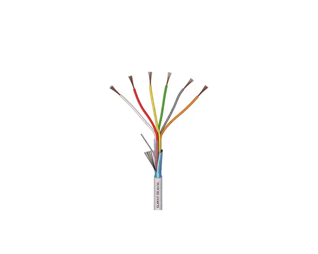 Cablu ecranat alarma Elan 6x0.22, cupru, 4.6 mm, 100 metri