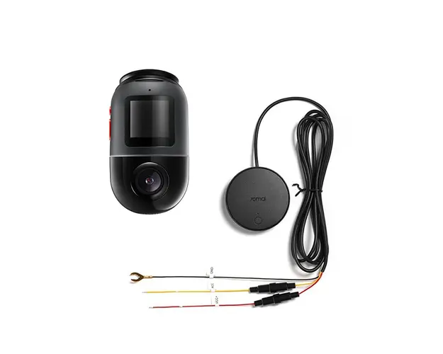 Camera auto Xiaomi 70mai Omni 360, Full HD, ADAS, GPS, Wi-Fi, G-Senzor, 64GB, Rotire 360 grade, Unghi 140 grade + Kit Hardwire 4G