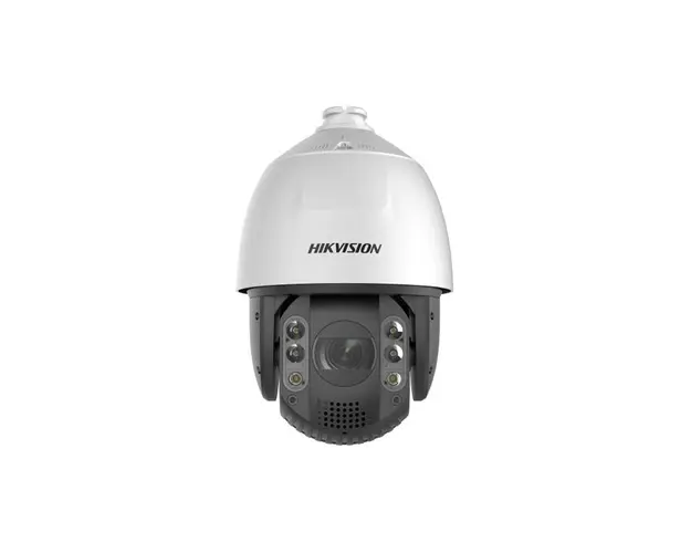 Camera de supraveghere rotativa exterior IP PTZ Speedome Hikvision AcuSense Darkfighter DS-2DE7A425IW-AEB T5, 4 MP, 4.8 - 120mm, IR 200 m, difuzor, slot card.