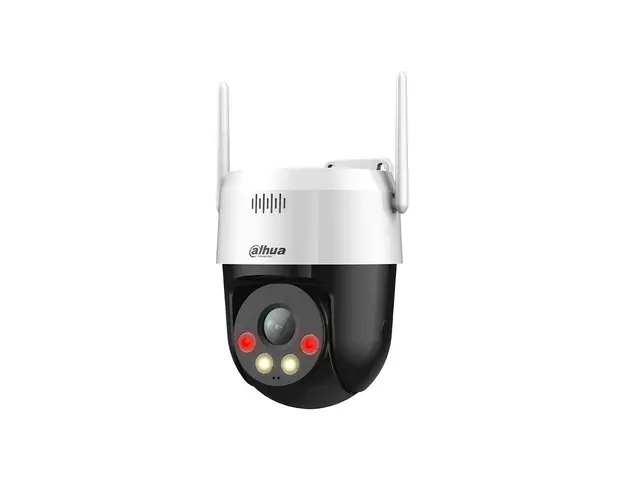 Camera supraveghere wireless IP WiFi cu iluminare duala Dahua Active Detterence Picoo P5AE-PV, 5 MP, IR/lumina alba, 4 mm, slot card, vizualizare de pe telefon, microfon si difuzor, auto tracking