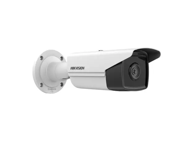 Camera de supraveghere IP bullet Acusense Hikvision DS-2CD2T43G2-L28, 4 MP, 2.8 mm, IR 60 m, slot card, PoE