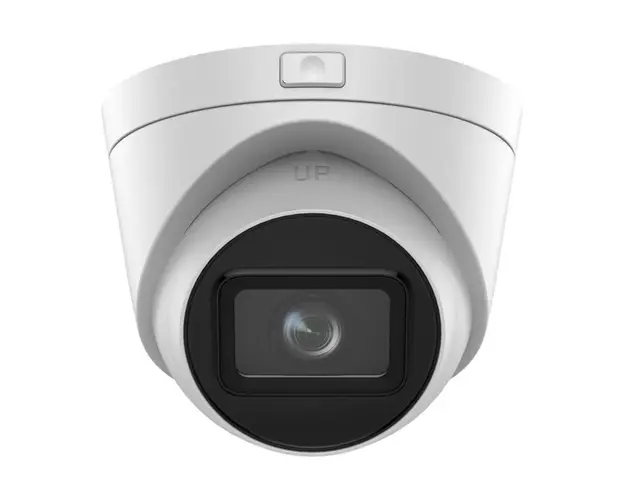 Camera supraveghere IP Dome Hikvision DS-2CD1H53G0-IZC, 5 MP, 2.8 - 12 mm, IR 30 m, motorizat, PoE, slot card 