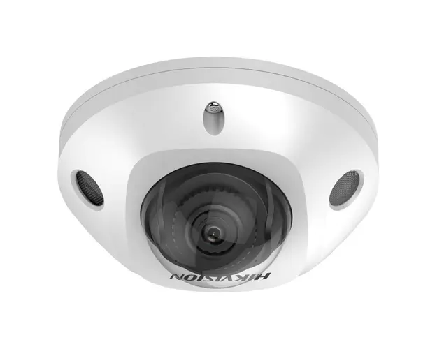 Camera supraveghere IP Dome Hikvision Darkfighter DS-2CD2546G2-IWS2C, 4 MP, 2.8 mm, IR 30 m, PoE, slot card