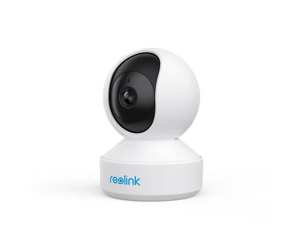 Camera supraveghere interior rotativa IP wireless Wi-Fi Reolink E330, 4MP, IR 12 m, rotire panoramica, microfon si difuzor, slot card, detectie om/animale companie, vizualizare de pe telefon