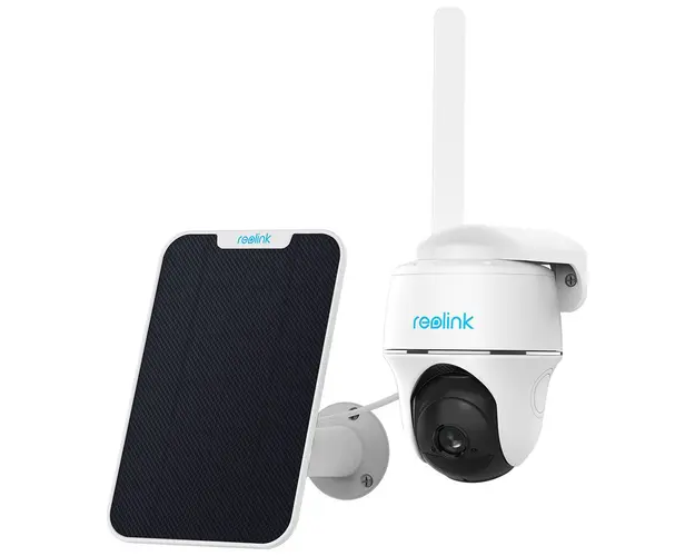 Camera supraveghere GSM 4G Speed Dome Reolink Go PT Plus, 4 MP, microfon, slot card, zoom digital 16x + panou solar