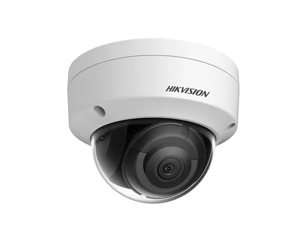 Camera supraveghere IP Dome Hikvision AcuSense DarkFighter DS-2CD2146G2H-ISU, 2.8 mm, 4 MP, PoE, slot card, microfon