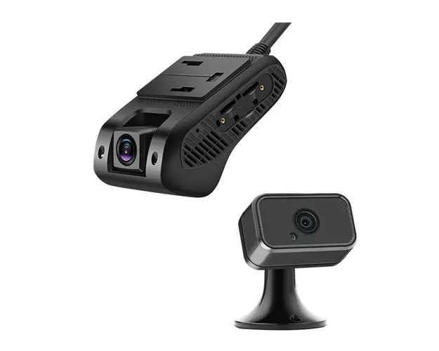 Camera auto fata/spate JC400, 2 MP, GPS, GSM 4G, WiFi, slot card, microfon, buton SOS + camera interior