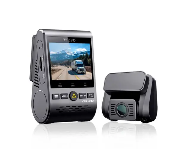 Camera auto fata/spate VIOFO A129 Pro Duo-G, 4K, WiFi, GPS Logger, detectia miscarii