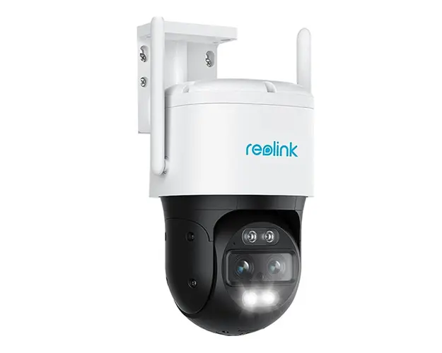 Camera supraveghere rotativa IP Speed Dome PTZ Reolink TrackMix Dual Lens G765, GSM 4G LTE, 2K, 2.8 / 8 mm, IR/lumina alba 30 m, microfon, slot card, zoom x6, auto tracking