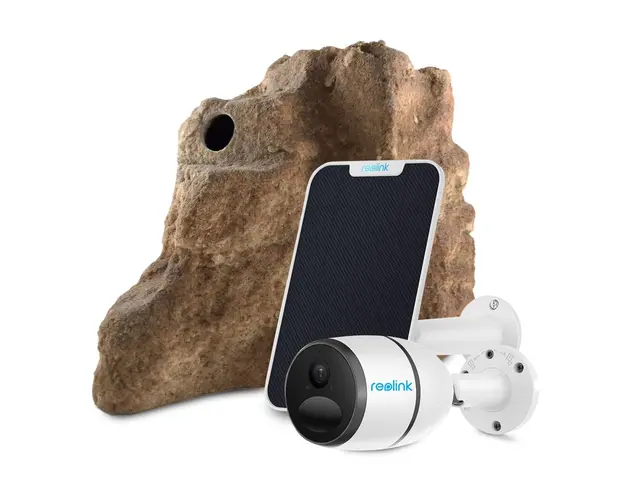 Camera supraveghere ascunsa in piatra decorativa Reolink RLK-GO-PANEL-P, 2 MP, IR 10 m, 7800 mAh, GSM 3G/4G + panou solar