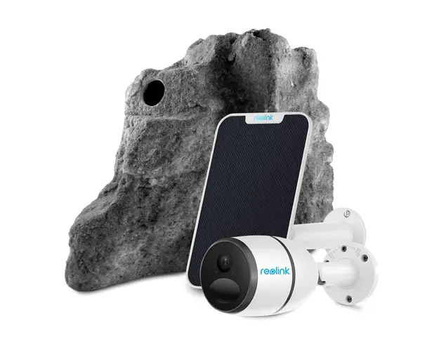 Camera supraveghere ascunsa in piatra decorativa Reolink RLK-GO-PANEL-P-G, 2 MP, IR 10 m, 7800 mAh, GSM 3G/4G + panou solar