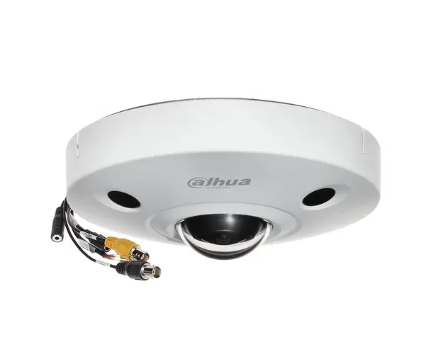Camera supraveghere Dome Dahua Fisheye HAC-EBW3802, 8 MP, IR 15 m, 2.5 mm, microfon