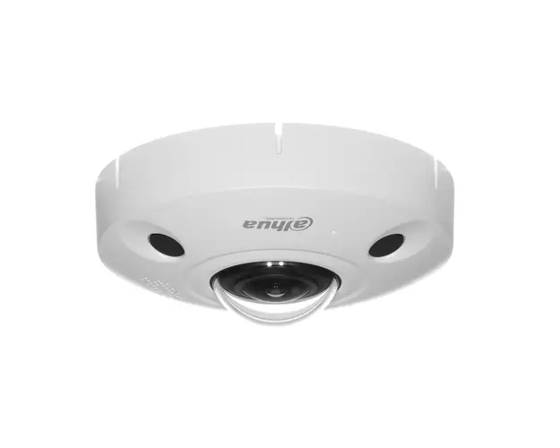Camera supraveghere IP Dome Fisheye Dahua WizMind IPC-EBW81242-AS-S2, 12MP, 10 m, 1.85 mm, microfon, PoE+, slot card, people counting