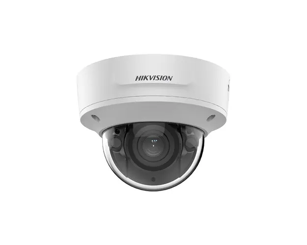 Camera supraveghere IP Dome Hikvision AcuSense DS-2CD2726G2T-IZS, 2 MP, IR 40 m, 2.8 - 12 mm, motorizat, slot card, PoE