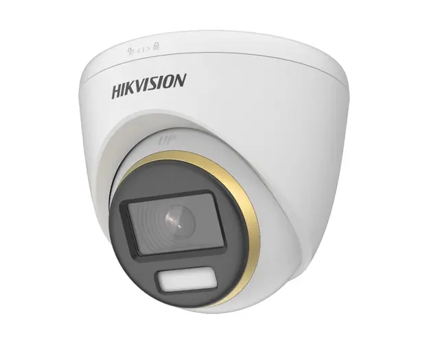 Camera supraveghere Dome Hikvision ColorVu DS-2CE72UF3T-E, 8 MP, 2.8 mm, lumina alba 40 m, PoC