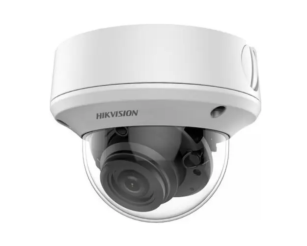 Camera supraveghere Dome Hikvision Starlight TurboHD DS-2CE5AD0T-VPIT3ZF, 2 MP, IR 70 m, 2.7-13.5 mm, motorizat