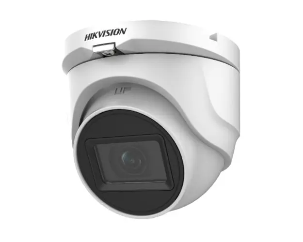Camera supraveghere Dome Hikvision TurboHD 4.0 DS-2CE76H0T-ITMF C, 5 MP, IR 30 m, 2.8 mm