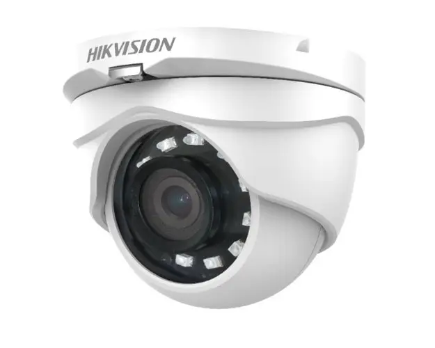Camera supraveghere Dome Hikvision TurboHD DS-2CE56D0T-IRMF C, 2 MP, IR 25 m, 2.8 mm