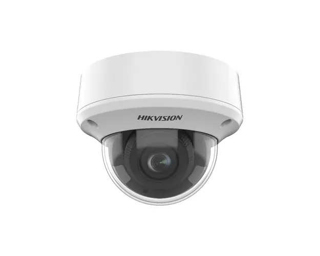 Camera supraveghere Dome Hikvision Ultra Low Light DS-2CE5AH8T-AVPIT3ZF, 5 MP, IR 60 m, 2.7 - 13.5 mm, motorizat, IK10