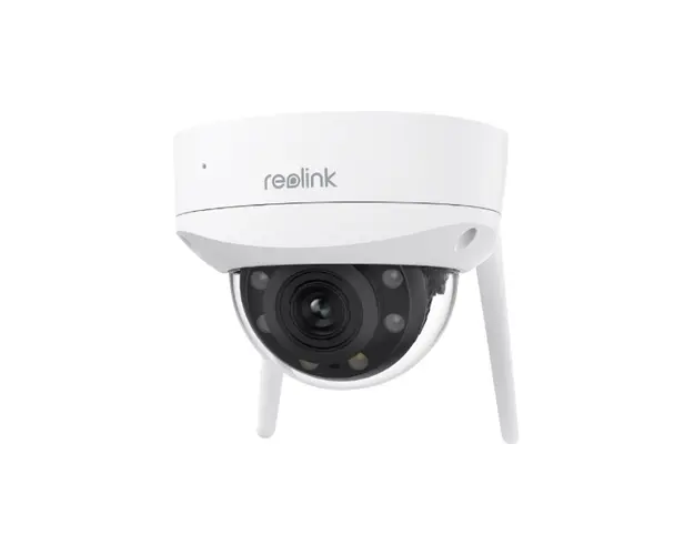 Camera supraveghere Dome wireless Wi-Fi 6 Reolink FullColor W437, 4K, Lumina alba / IR 30m, 2.7-13.5 mm, microfon si difuzor, slot card, vizualizare de pe telefon