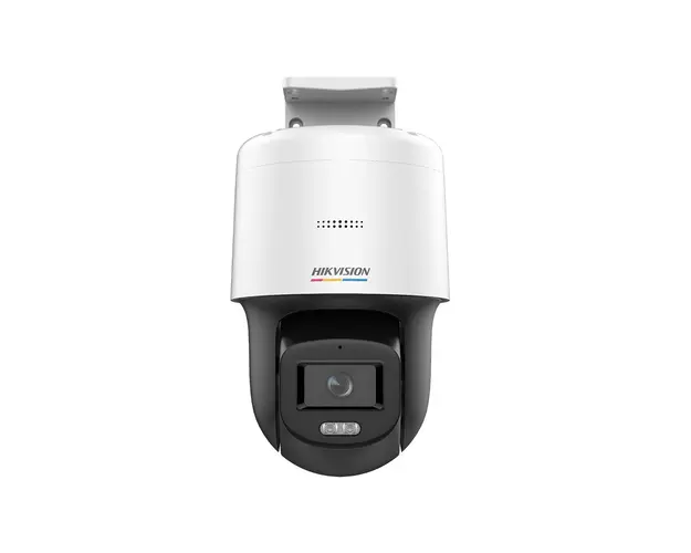 Camera supraveghere rotativa IP Speed Dome PTZ Hikvision ColorVu DS-2DE2C400SCG-EF0, 4 MP, 2.8 mm, lumina alba 30 m, slot card, microfon si difuzor incorporat, PoE