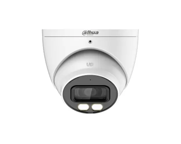 Camera supraveghere Dome cu iluminare duala Dahua HAC-HDW1509T-IL-A-0280B-S2, 5 MP, IR 40 m, lumina alba 40 m, 3.6 mm, microfon