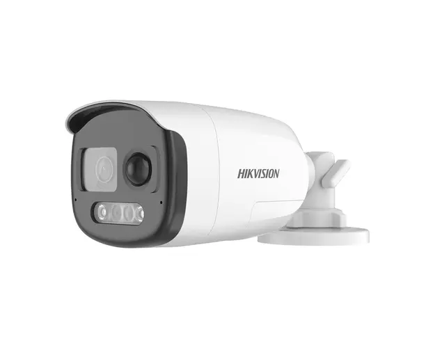 Camera supraveghere exterior Hikvision ColorVu DS-2CE12DF3T-PIRXOS, 2 MP, 2.8 mm, microfon, PIR 11m, lumina alba 40 m