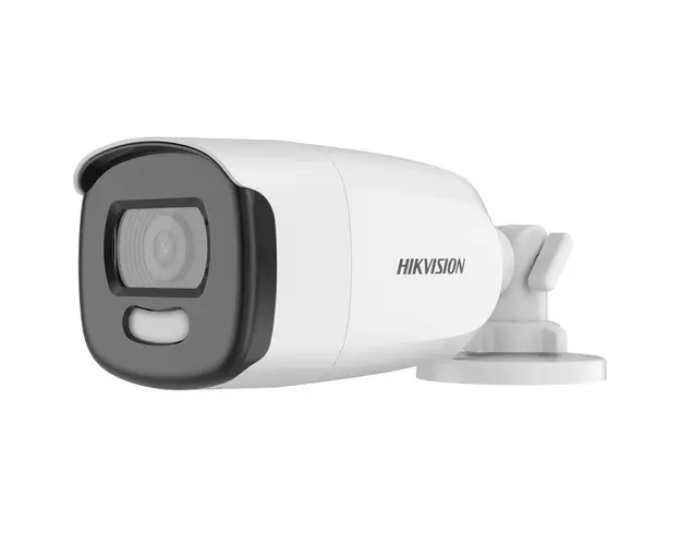 Camera supraveghere exterior Hikvision ColorVu DS-2CE12HFT-E, 5 MP, lumina alba 40 m, 3.6 mm, PoC