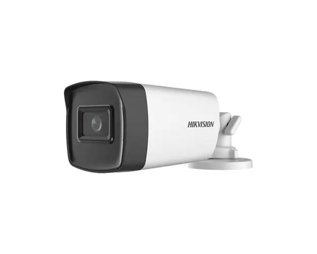 Camera supraveghere exterior Hikvision DS-2CE17H0T-IT3E2C, 5 MP, IR 40 m, 2.8 mm, PoC
