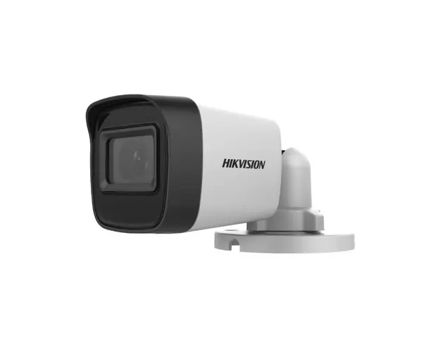 Kit Camera supraveghere exterior Hikvision TurboHD DS-2CE16H0T-ITPF C, 5 MP, IR 25 m, 2.8 mm + alimentator