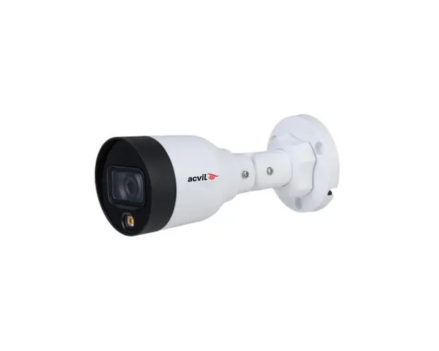 Camera supraveghere exterior IP Acvil Full Color ACV-IPFC30-4M 2.0, 4 MP, lumina alba 15 m, 3.6 mm, microfon, PoE