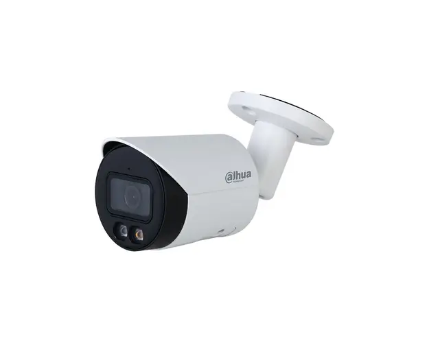 Camera supraveghere exterior IP Dahua cu iluminare duala WizSense IPC-HFW2549S-S-IL-0360B, 5 MP, lumina alba 30 m, 3.6 mm, slot card, PoE