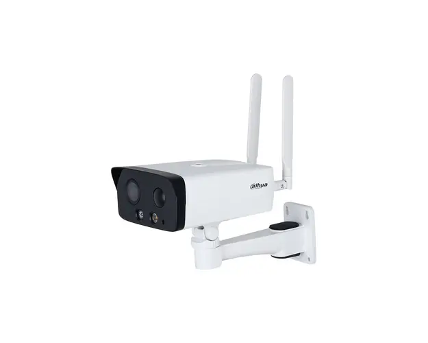 Camera supraveghere exterior IP GSM 4G Dahua WizSense Full Color IPC-HFW3441DG-AS-4G-NL668EAU-B-0280B, 4 MP, IR 50 m, lumina alba 30 m, 2.8 mm, slot card, microfon si difuzor, PIR