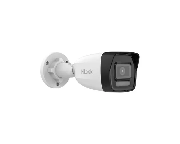 Camera supraveghere exterior IP Hybrid Light Hikvision HiLook IPC-B140HA-LU, 4 MP, 2.8 mm, IR / lumina alba 30 m, microfon, detectie persoane/vehicule, PoE