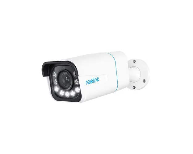 Camera supraveghere exterior IP Reolink P430, 4K, IR 30 m, color noaptea 30 m, 2.7 - 13.5 mm, motorizat, slot card, microfon, sirena, detectie oameni/vehicule, PoE