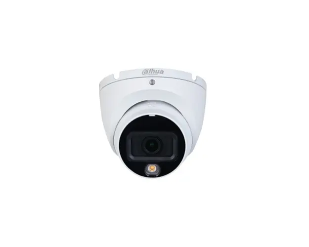 Camera supraveghere Dome cu iluminare duala Dahua HAC-HDW1200TLM-IL-A-0280B-S6, 2 MP, 2.8 mm, IR/lumina alba 20 m, microfon
