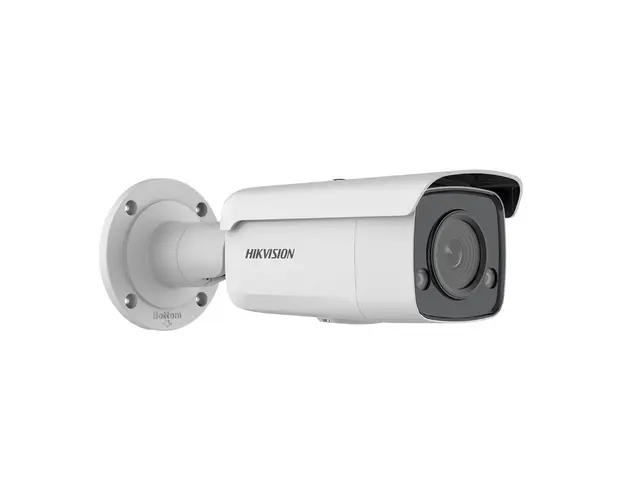 Camera supraveghere IP exterior Hikvision ColorVu DS-2CD2T27G2-L, 2 MP, 2.8 mm, lumina alba 60 m, slot card, PoE