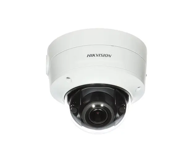 Camera supraveghere IP Dome Hikvision AcuSense DarkFighter DS-2CD2746G2-IZS, 4 MP, IR 40 m, 2.8-12 mm, slot card, PoE