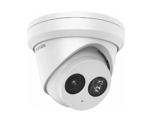 Camera supraveghere IP Dome Hikvision AcuSense DS-2CD2363G2-IU28B, 6 MP, IR 30 m, 2.8 mm, slot card, microfon