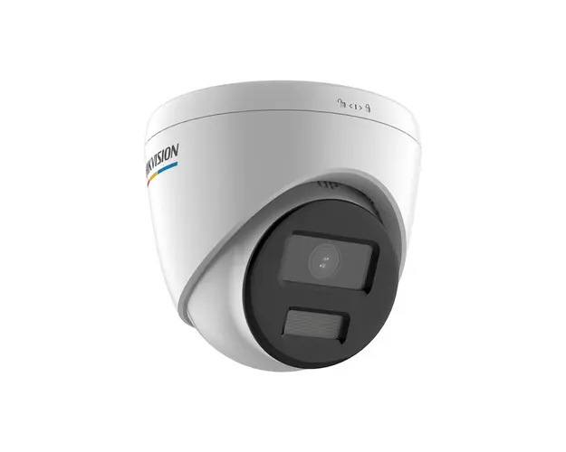 Camera supraveghere IP Dome Hikvision ColorVu DS-2CD1347G0-L-28C, 4 MP, 2.8 mm, lumina alba 30 m, PoE