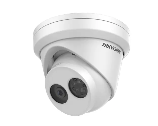 Camera supraveghere IP Dome Hikvision DarkFigther DS-2CD2345FWD-I, 4 MP, IR 30 m, 2.8 mm, slot card, PoE