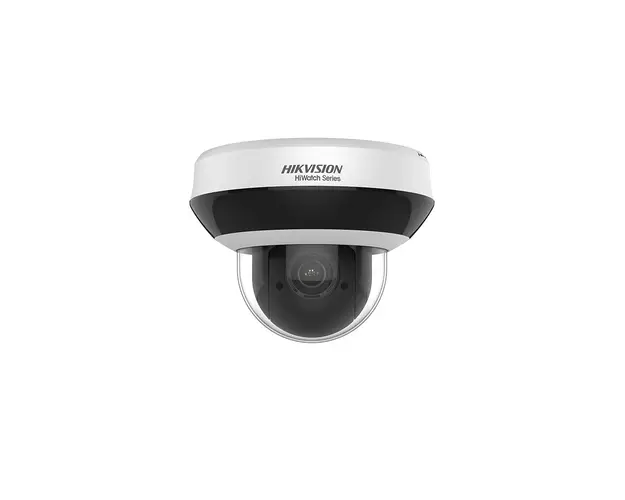 Camera supraveghere rotativa IP Dome PTZ Hikvision HiWatch HWP-N2404IH-DE3F, 4MP, IR 20 m, 2.8 - 12 mm, motorizat, slot card, detectie miscare, PoE