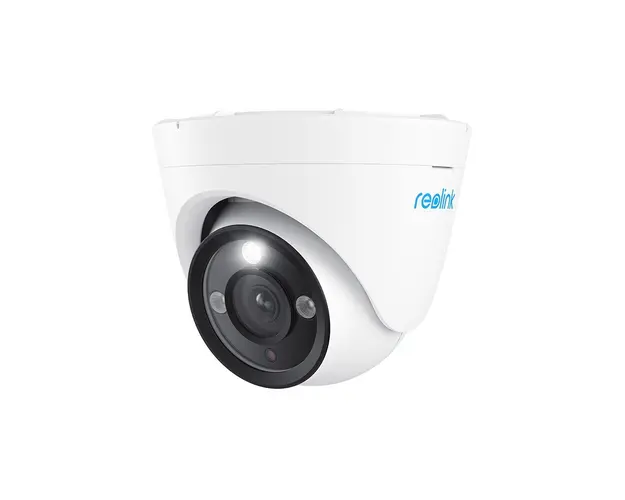 Camera supraveghere IP Dome Reolink P434, 4k, microfon, difuzor, slot card, zoom optic 3x