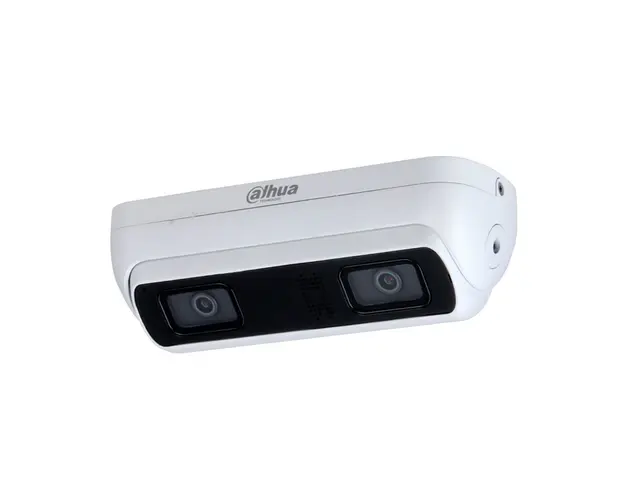 Camera supraveghere IP Dual Lens WizMind Dahua IPC-HDW8441X-3D-0280B, 3MP, IR 20 m, 2.8 mm, microfon, difuzor, slot card, PoE
