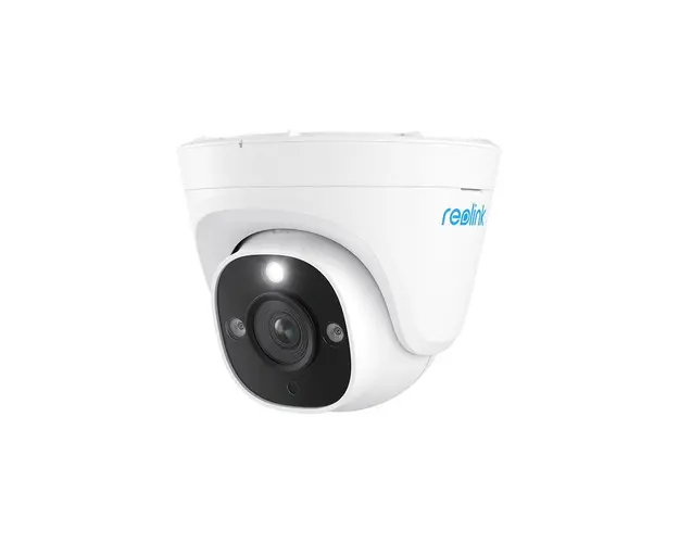 Camera supraveghere IP Dome Reolink P344, 12 MP, 4 mm, lumina alba / IR 30 m, microfon, difuzor, slot card, PoE