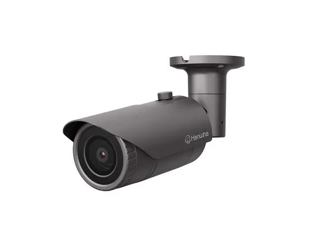 Camera supraveghere IP exterior Hanwha QNO-7022R, 4 MP, 4 mm, IR 25 m, slot card, detectie miscare, PoE