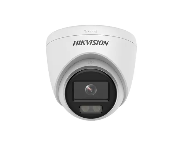 Camera supraveghere IP Dome Hikvision ColorVu DS-2CD1347G0-L, 4 MP, lumina alba 30 m, 2.8 mm, PoE